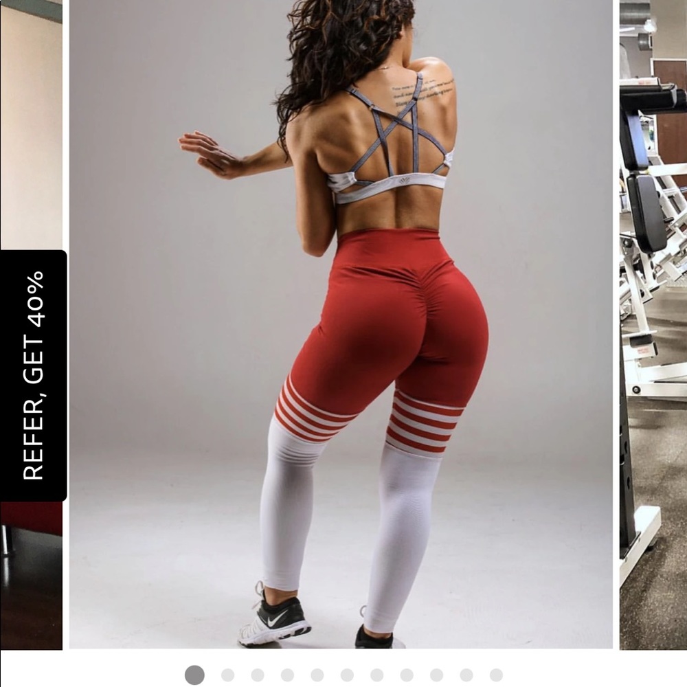 Abs2b high knee strip full scrunch booty